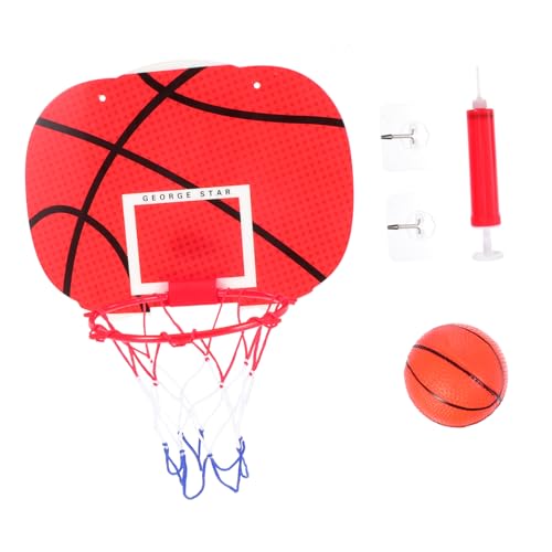 VICASKY 1 Set Wand Basketballkorb Kinder Sportspielzeug Tragbares Kinder Basketballtor Mini Basketballnetz Indoor Basketballplatz Spielbälle Korb Spielzeug Mini Fußball von VICASKY