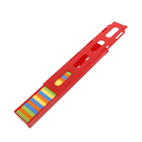 VICASKY 1 Sets Domino Zug Dominosteine Domino Spielzeugauto Montessori Zug Domino Lege Zug Schwalbenschwanzplatte Domino Bausteine Domino Tabletts Domino Halter Zug Domino von VICASKY