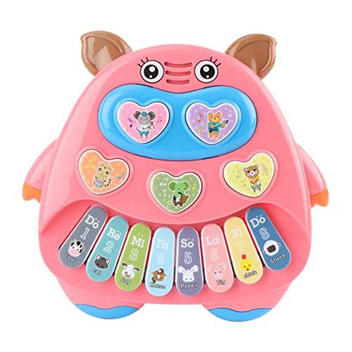 VICASKY 1 Stück Cartoon-kalb-Design Elektronische Orgel Für Kinder Baby-musikspielzeug Musikinstrument Spielzeug Für Kleinkinder Früherziehung Spielzeug Sound Für Jungen Und Mädchen von VICASKY