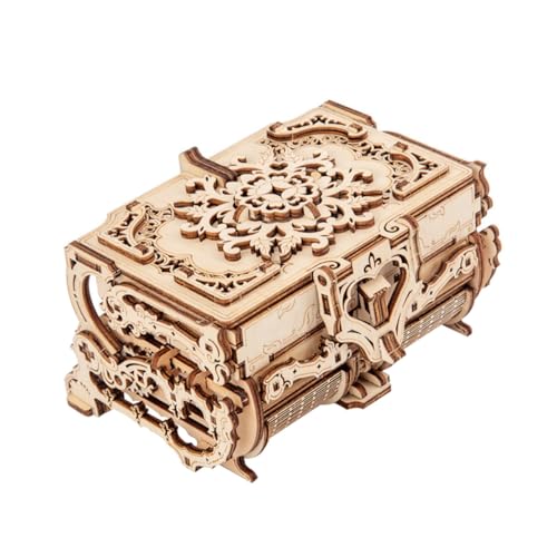 VICASKY 1 Stück Getriebemodell Handgefertigte Holzhandwerke DIY Mechanisches 3D Puzzle Mechanisches Holzpuzzle Heimbedarf Handmontiertes Kunsthandwerk Mechanisches Puzzlespielzeug von VICASKY