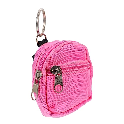 VICASKY 1 Stück Puppenhaus Schultasche Miniatur Schultasche Stoff Mini Schultasche Stoff Mini Schultasche Stoff Mini Schultasche Stoff Puppenhaus Bleistift Stoff von VICASKY