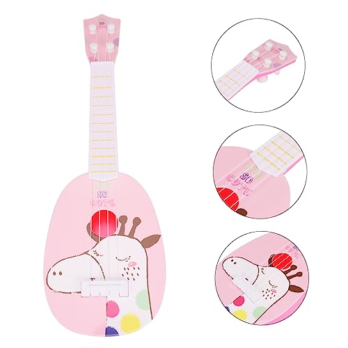 VICASKY Saitige Junge Mädchen-Gitarre Spielzeug Für Mädchen Und Jungen Cartoon Kunststoff-Deer Design Frühe Musikalische Bildung Leicht Zu Halten Für Drinnen Und Draußen VICASKY Saitige Junge Mädchen-Gitarre Spielzeug Für Mädchen Und Jungen Cartoon Kunststoff-Deer Design Frühe Musikalische Bildung Leicht Zu Halten Für Drinnen Und Draußen von VICASKY