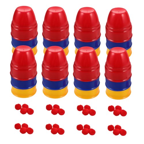 VICASKY 10 Sätze Magische Becher und Bälle Trickset für Teens Requisiten für Bühne Party Geburtstag Familienfeier Vielseitiges Kit für Shows und Unterhaltung VICASKY 10 Sätze Magische Becher und Bälle Trickset für Teens Requisiten für Bühne Party Geburtstag Familienfeier Vielseitiges Kit für Shows und Unterhaltung von VICASKY