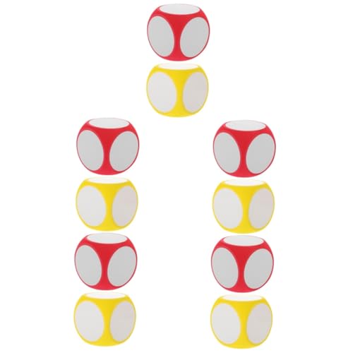 VICASKY 10 Stück Löschende Würfel Partyspiel Würfelspiel Riesiges Würfelspiel Würfel Requisiten Spielwürfel Werkzeug Riesige Würfel Requisite Große Würfel DIY Leere Würfel Spiel von VICASKY