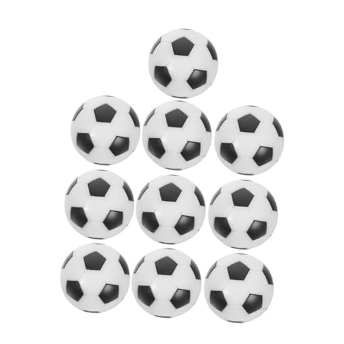 VICASKY 10 Stück Mini Fußball Ersatzbälle für Tischfußball Kinderfreundlich Robustes Kunststoffmaterial Kompatibel mit Meisten Tischkicker Modellen für Partys und Freizeitspiele VICASKY 10 Stück Mini Fußball Ersatzbälle für Tischfußball Kinderfreundlich Robustes Kunststoffmaterial Kompatibel mit Meisten Tischkicker Modellen für Partys und Freizeitspiele von VICASKY