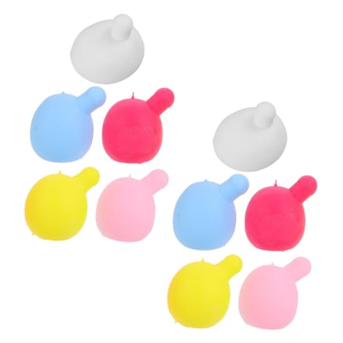 VICASKY 10 Stück Teiliges DIY Silikon Bubble Insert Kleine Wiederverwendbare Squeeze Bälle in Farben Langlebige Bubble Core Kugeln für Kreative Seifenblasen Puppen Vielseitige VICASKY 10 Stück Teiliges DIY Silikon Bubble Insert Kleine Wiederverwendbare Squeeze Bälle in Farben Langlebige Bubble Core Kugeln für Kreative Seifenblasen Puppen Vielseitige von VICASKY