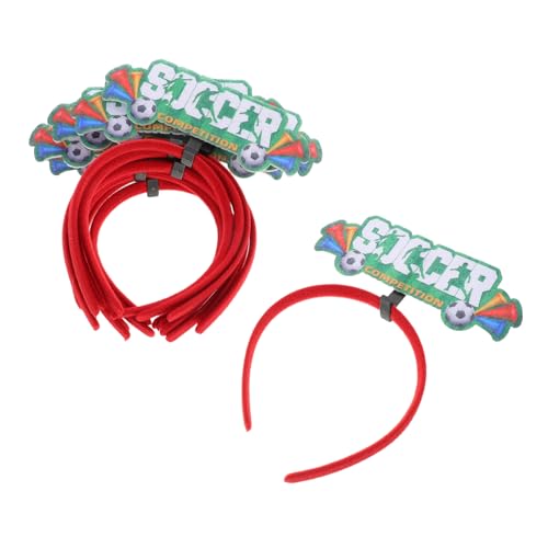 VICASKY 10 Stück Teiliges Fußball Haarband Unisex Auffällige Teamfarben Atmungsaktiv Verstellbar für Fußballfans Partydekoration und Fanfeiern VICASKY 10 Stück Teiliges Fußball Haarband Unisex Auffällige Teamfarben Atmungsaktiv Verstellbar für Fußballfans Partydekoration und Fanfeiern von VICASKY