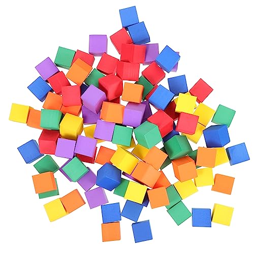 VICASKY 102 Stücke Geometrische Block Cube Classic Spielzeug Vorschule Kinder Lernen Geometrische Würfel von VICASKY