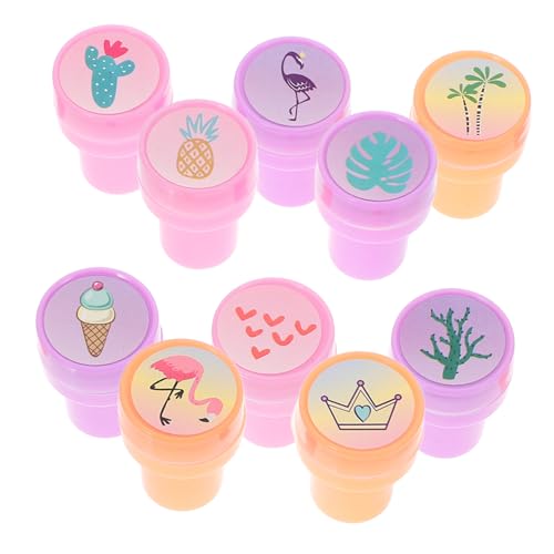 VICASKY 10St Kinderstempel für Geburtstagsgeschenke Stempel für Spaßige Stempel Stempel Stempel-Partygeschenke für Tierstempel Kleinkind Stempel PVC von VICASKY