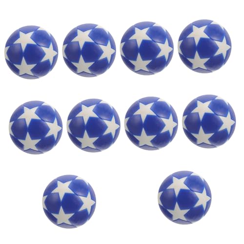 VICASKY 10St Tischfußball Tischfussball Billard Schaumstoff-Fußball Fußball-Partygeschenke Hundefußball kunststoffball Foosball Soccer für Erwachsene Kicker Zubehör Plastik Blue von VICASKY