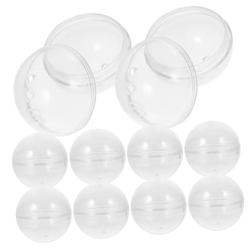 VICASKY 10st Gacha-schale Ersatz-bingoball Bälle Mit Bingoruf Zuckerwattemaschine Tennismaschine Aufblasbares Bällebad Mini-verkaufsautomat Popcornmaschine Plastik Transparent von VICASKY