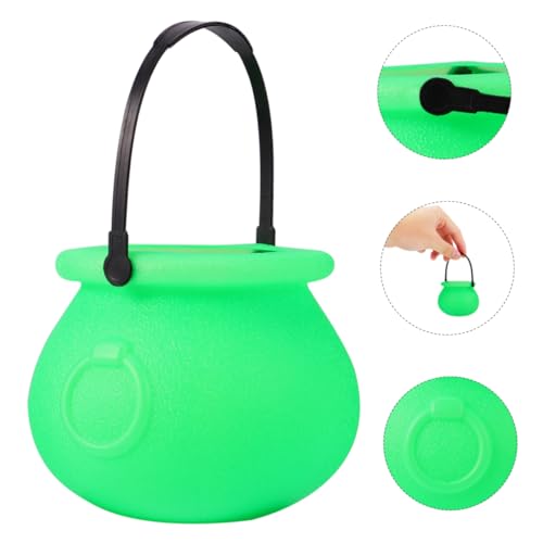 VICASKY 10st Halloween-eimer Halloween Hexeneimer Kostümzubehör Für Rollenspiele Aprilscherztag Eimer Halloween-partybevorzugung Cosplay Hexeneimer Halloween-partygeschenke Green von VICASKY