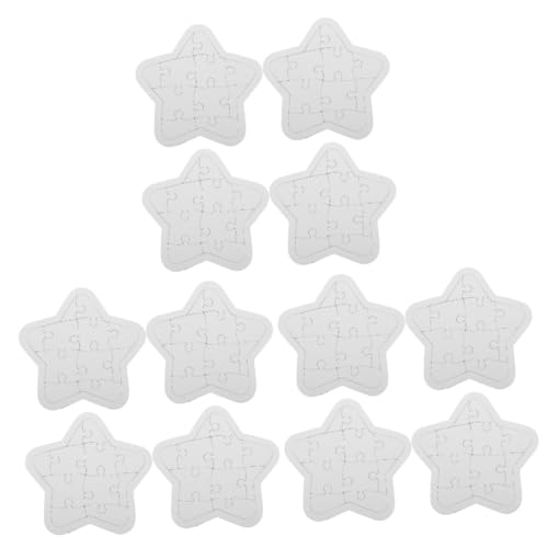 VICASKY 12 Blatt Kinder Puzzlespielzeug Zeichnung Leeres Puzzle DIY Puzzles Zeichnungspuzzle Rohlinge Puzzle Leere Puzzles DIY Puzzle Leeres Puzzle Spielzeug DIY Bastelbedarf von VICASKY