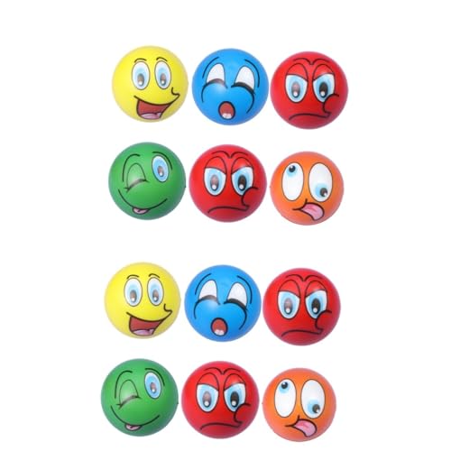 VICASKY 12 STK Anti-Stress-Ball Spielzeug für Kinder kinderspielzeug spielbuch Released Anti-Stress-Bälle weicher Ball Spielzeug zum Stressabbau Kugeln quetschen von VICASKY