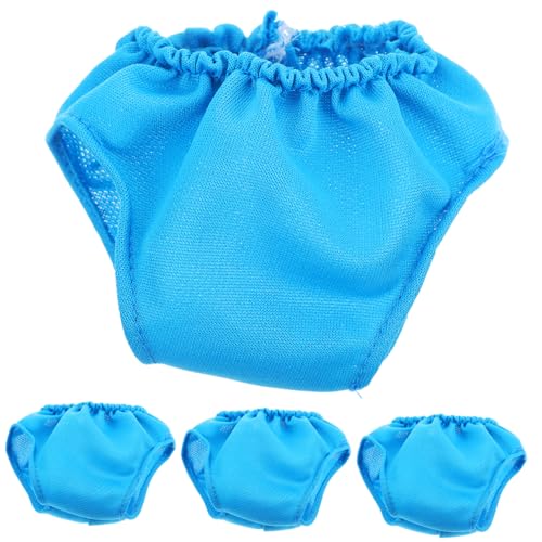 VICASKY 12 STK Spielzeugpuppenhöschen Puppenwindeln Höschen Spielzeug Puppen-Outfits Puppenzubehör puppenkleidung puppenspielzeug Puppe kostüm dekor Puppe verkleiden Zubehör Stoff Sky-Blue von VICASKY