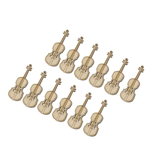 VICASKY 12 Stück Mini Geige Musikalische Verzierung Musikspielzeug Miniatur Geige Kleines Mini Zubehör 112 Dekoration Mini Dekoration Niedliche Geige Ornament Instrumente Mini von VICASKY