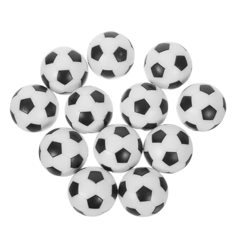 VICASKY 12 Stück Teiliges Foosball Ersatzbälle aus Langlebigem Harz Schwarz Weißes Tischfußball Zubehör für Präzise Kontrolle Portabel für Zuhause Büro und Gesellige Spiele VICASKY 12 Stück Teiliges Foosball Ersatzbälle aus Langlebigem Harz Schwarz Weißes Tischfußball Zubehör für Präzise Kontrolle Portabel für Zuhause Büro und Gesellige Spiele von VICASKY