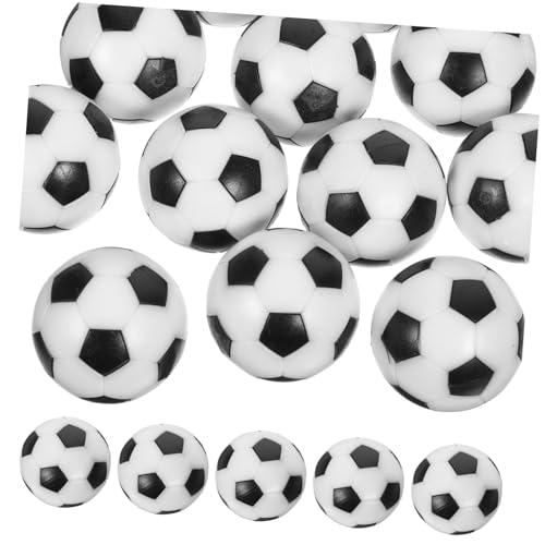 VICASKY 12 Stück Teiliges Mini Tischfußball Bälle Schwarze Tischkicker Ersatzbälle aus Umweltfreundlichem Harz für Standard Tischfußball Spiel Zubehör VICASKY 12 Stück Teiliges Mini Tischfußball Bälle Schwarze Tischkicker Ersatzbälle aus Umweltfreundlichem Harz für Standard Tischfußball Spiel Zubehör von VICASKY