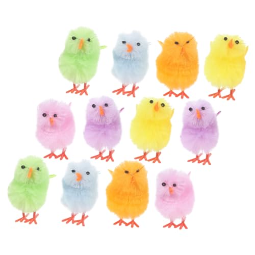 VICASKY 12 Stück Teiliges Plüsch Küken Niedliche Osterdekorationen für Ostern Kuscheltiere für Weiche Mini Küken Spielzeuge für Osterfeiern und VICASKY 12 Stück Teiliges Plüsch Küken Niedliche Osterdekorationen für Ostern Kuscheltiere für Weiche Mini Küken Spielzeuge für Osterfeiern und von VICASKY
