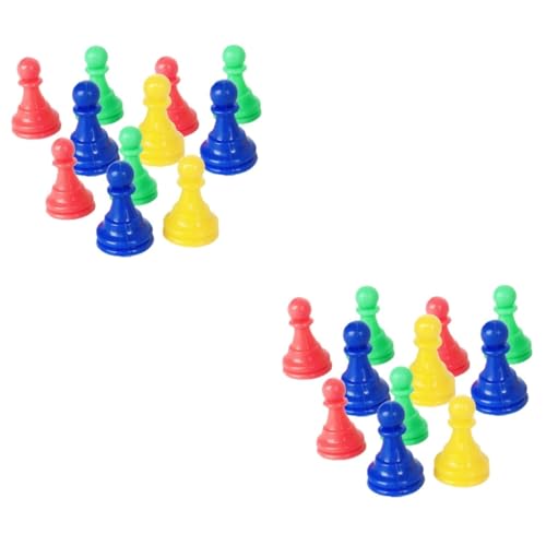 VICASKY 128 STK Schachfigur Schachbrett Chess Pieces spielsachen Chess up Board schachkassette Spielsteine Chess Boards Game of dice Chessboard laufstall Spielzeug Zubehör für Brettspiele von VICASKY