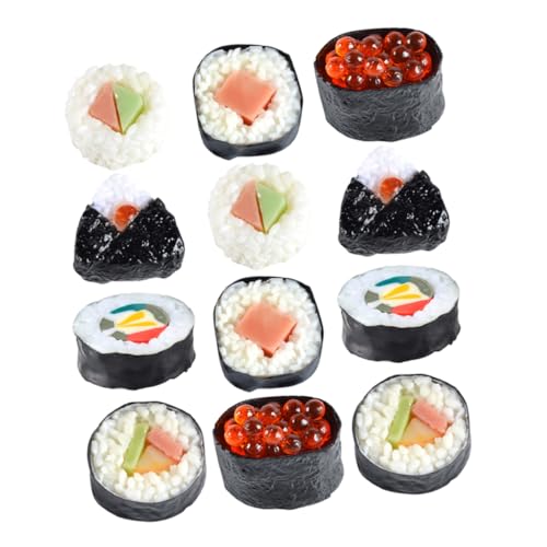 VICASKY Realistisches Sushi-Reis-Form-Set Onigiri-Form Dreieck Japanisches Sushi-Modell Zur Anzeige von VICASKY