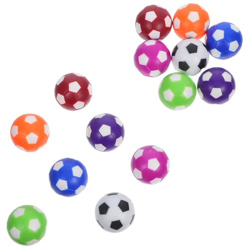 VICASKY 14 Stück Teiliges Mini Tischfußball Ersatzbälle Farbenfrohe Kickerbälle für Tischfußballspiel und Erwachsene Offizielle Tischkicker Zubehör für Flüssiges Spiel VICASKY 14 Stück Teiliges Mini Tischfußball Ersatzbälle Farbenfrohe Kickerbälle für Tischfußballspiel und Erwachsene Offizielle Tischkicker Zubehör für Flüssiges Spiel von VICASKY