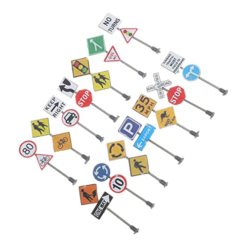 VICASKY 14 Stück Teiliges Mini Verkehrszeichen aus Langlebigem Pädagogisches Verkehrsschilder für Geeignet für Gras Beton Kunstrasen zur Verkehrserziehung im Kindergarten VICASKY 14 Stück Teiliges Mini Verkehrszeichen aus Langlebigem Pädagogisches Verkehrsschilder für Geeignet für Gras Beton Kunstrasen zur Verkehrserziehung im Kindergarten von VICASKY