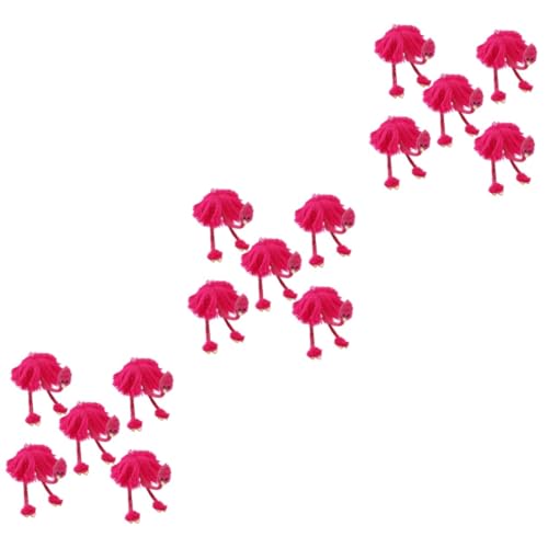 VICASKY 15 Stück Schnur hängende Flamingo-Dekorationen Flamingo Plüschtier Küken Spielzeug Mädchen Spielzeug interaktives Spielzeug kinderspielzeug Kid Toys Spielzeuge Puppen Hölzern Rosy von VICASKY