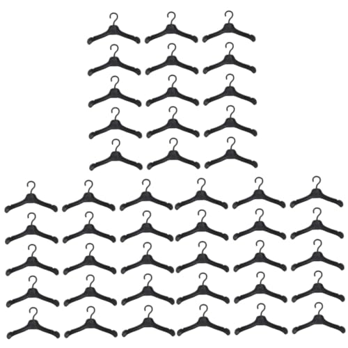 VICASKY 150 STK Puppenaufhänger Mini-Puppen-Kleiderbügel Puppenhausmöbel puppenkleiderbügel Puppen kleiderbügel Spielzeug für Kleinkinder Babykostüm Puppenkleiderhalter Mädchen schmücken von VICASKY