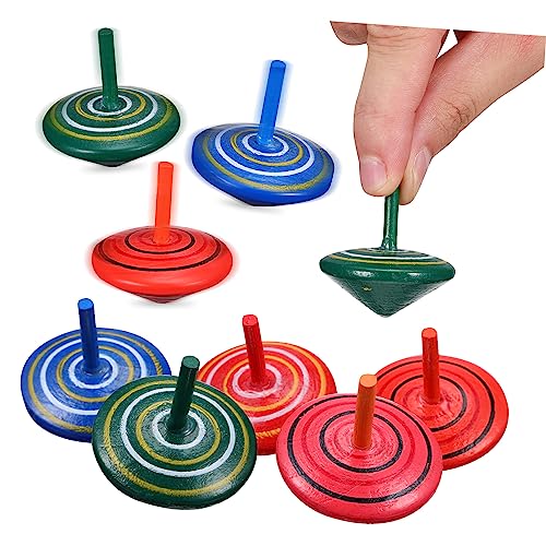 VICASKY 15St Gyro-Spielzeug Weißblechplatten Gyroskop rotierender Kreisel Top-Spielzeug Spielzeug für Kinder kinderspielzeug Spielzeug spielzeuge Kleiner Kreisel Holzspielzeug hölzern von VICASKY