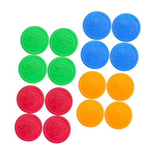 VICASKY 16 Stück Fliegende Schachfiguren Flugspielzeug Für Ludo Brettspiel Token Lernspielzeug Schachfiguren Zubehör Für Flugschachspiele Flugschachzubehör Kunststoff von VICASKY