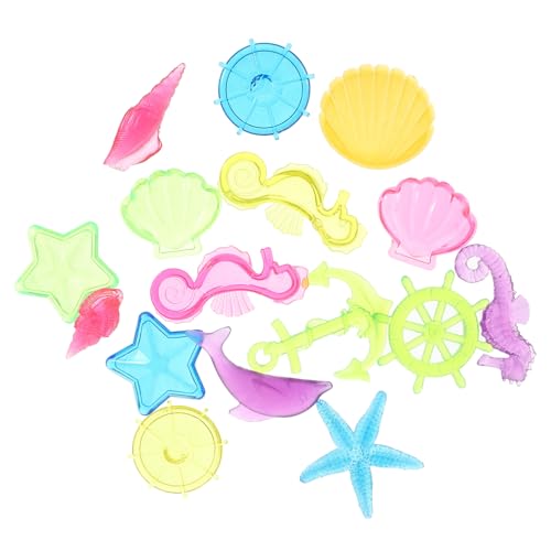 VICASKY 16St Tauchjuwel badewannenspielzeug Pool Toys for Set Set kinderknallzeug sinkende Spielzeuge für die Sommerparty Kinderspielzeug PVC Colorful von VICASKY