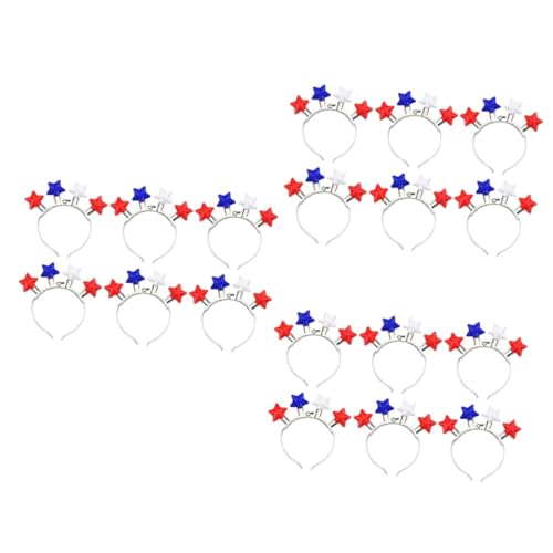 VICASKY 18 Leuchtende Stirnbänder Independence Day mit Sternmotiv Leichtes Abs Material Dekorative Party Haarbänder für Of July Festival Cosplay und Fotoshootings VICASKY 18 Leuchtende Stirnbänder Independence Day mit Sternmotiv Leichtes Abs Material Dekorative Party Haarbänder für Of July Festival Cosplay und Fotoshootings von VICASKY