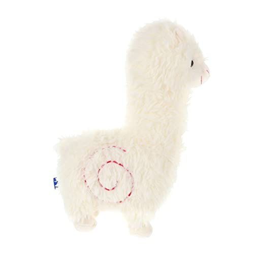 VICASKY 1Stk Alpaka-Plüschpuppe Plüschpuppe Figur weiches, Flauschiges Tierspielzeug buchregal Dekoration für Toys Kinderpuppenspielzeug Alpaka Plüschtier Weiß von VICASKY