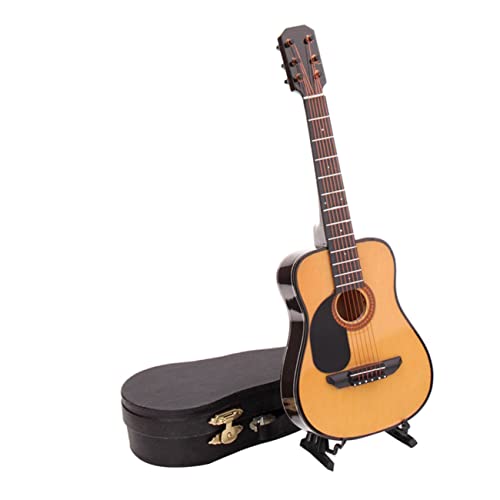 VICASKY 1Stk Gitarrenmodell Akustikgitarren-Statue Gitarre Schreibtisch dekor Anti-Schwerkraft-Luftbefeuchter musikinstrumente Musical Instruments Mini-Gitarren-Dekor Hölzern von VICASKY