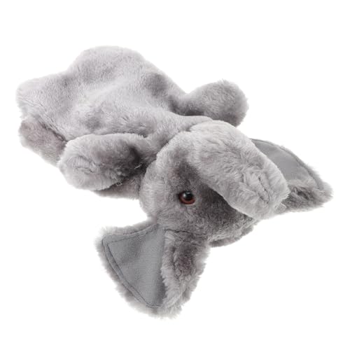 VICASKY 1Stk Handpuppe interaktives kinderspielzeug Toys stofftiere spielzeuge für lustiges Elefanten-Plüschtier interaktives Plüschtier PP Baumwolle Light Grey von VICASKY