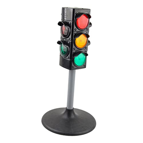 VICASKY 1Stk Simulierte Ampel Spielset Zebrastreifen leichtes Spielzeug -Spielzeug Signal ampelschirm spielzeugampel Ampel-Modellspielzeug Kinderspielzeug Plastik Black von VICASKY