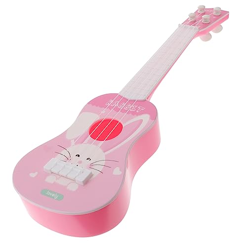 VICASKY 1Stk simulierte Gitarre Gitarren-Ukulele-Spielzeug Musikspielzeuggitarre Toys Kleinkind Spielzeug Musikinstrument Spielzeug Kinder Gitarreninstrument Spielzeug Rosa von VICASKY