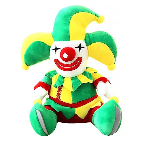 VICASKY 1stk Halloween-Clown-Ornamente Clown-Puppe Desktop- Süße Clownpuppe Plüschtier Dekorative Clownpuppe Clown Stofftier Clown-schmuck Plüsch-Clown-Puppe Pp Baumwolle Green von VICASKY