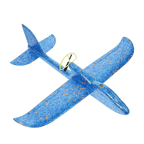 VICASKY 1stk Handgeworfener Tragschrauber Kugel Flugzeug Spielzeug Segelflugzeug Kinder Drachen Ferngesteuertes Flugzeug Fliegend Flugzeugwerfer Spielzeug Kontrolle Junge Luft Schaum Blue von VICASKY