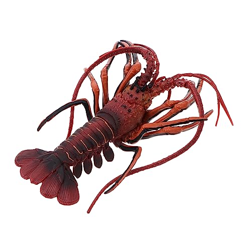 VICASKY 1stk Hummer-Modell Meerestiermodell Spielzeug Strandspielzeug Simulierter Meereshummer Mini-meerestierspielzeug Aquarienverzierung Meerestierstatue Künstlicher Hummer Rot Plastik von VICASKY