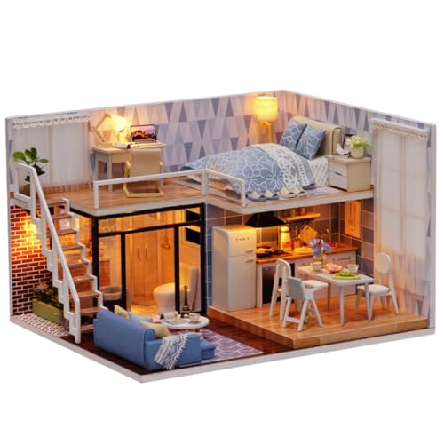 VICASKY 1stk Miniatur DIY Wohnung Eulenhaus Bausätze Diorama-bausatz Höhlenbausatz Kabinenmodell Mini- Zum Selbermachen Mini-Wohnung Miniatur DIY von VICASKY