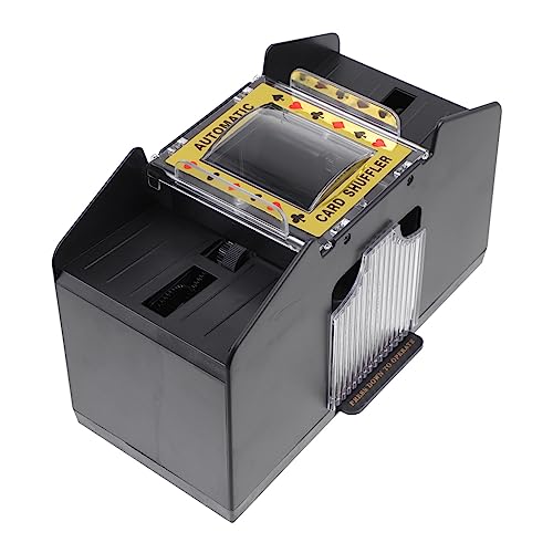 VICASKY 1stk Mischer Maschine Spielkarte Poker Automatisch Spiele Elektronisch Blitzkartenspiel Elektrische Mischwerkzeuge Elektrisches Mischwerkzeug Black Plastik von VICASKY