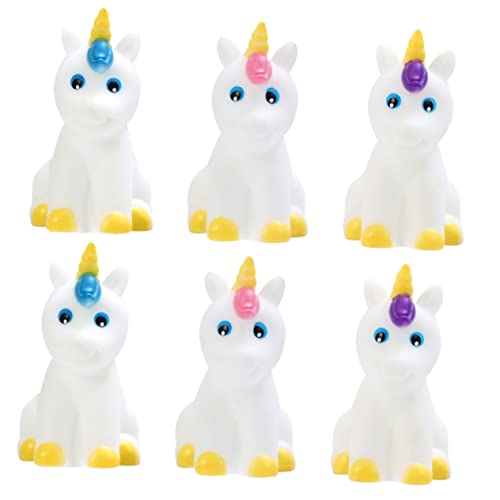 VICASKY 2 Bades Pielzeug Set Einhorn Duschen Einhorn-badespielzeug Für Babys Duschspielzeug Nehmen in Form Eines Einhorns Einhorn-duschspielzeug PVC von VICASKY