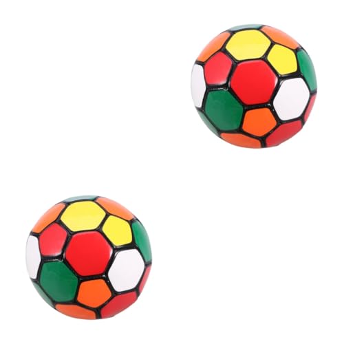 VICASKY 2 STK PVC-Kugel aufblasbarer Ball aufblasbare Spielbälle Mini-Wasserbälle Spielzeug-Einkaufswagen Activity für Kinder aktivity für Kinder PVC-Fußball Aufblasbare Bälle für Kinder von VICASKY