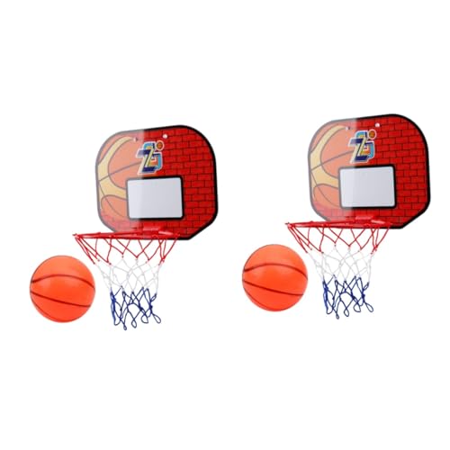 VICASKY 2 Sätze Basketball-Netz Basketballkorb für Kinder Wandmontierter Basketballkorb Basketballbrett Basketballkorb zur Wandmontage Basketball Hoop Indoor Mini Basketball Hoop Spielzeug von VICASKY