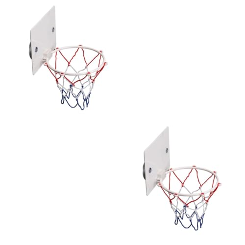 VICASKY 2 Sätze Basketball-Netz Mini Basketball Hoop Kinder-Basketball-Set Basketballkorb für die Tür Wandmontierter Basketballkorb Basketballring Kinderspielzeug Basketballkorb für Kinder von VICASKY