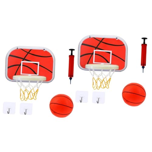 VICASKY 2 Sätze Basketballständer für Kinder Basketball-Kit Basketballspielzeug für die Wand basketballspiel für Kinder Basketball Hoop Indoor Basketballkorb für Kinder Kinderspielzeug von VICASKY