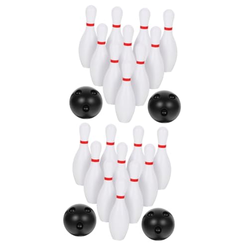 VICASKY 2 Sätze Bowling Für Kinder Kleinkindspielzeug Outdoor-Spielzeug Für Kleinkinder Draußen Kinderspielzeug Kinder Indoor-Spielzeug Bowling Für Kleinkinder Kinder Bowlen Plastik von VICASKY