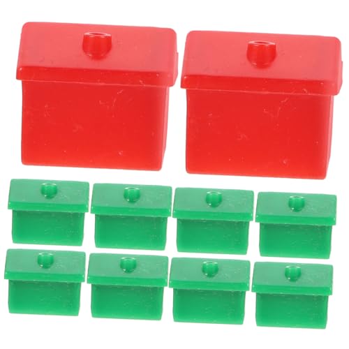 VICASKY 2 Sätze Brettspiel Ersatz Häuser Hotel Zubehör Kompakt Leicht Für Erwachsene Intelligenz VICASKY 2 Sätze Brettspiel Ersatz Häuser Hotel Zubehör Kompakt Leicht Für Erwachsene Intelligenz von VICASKY